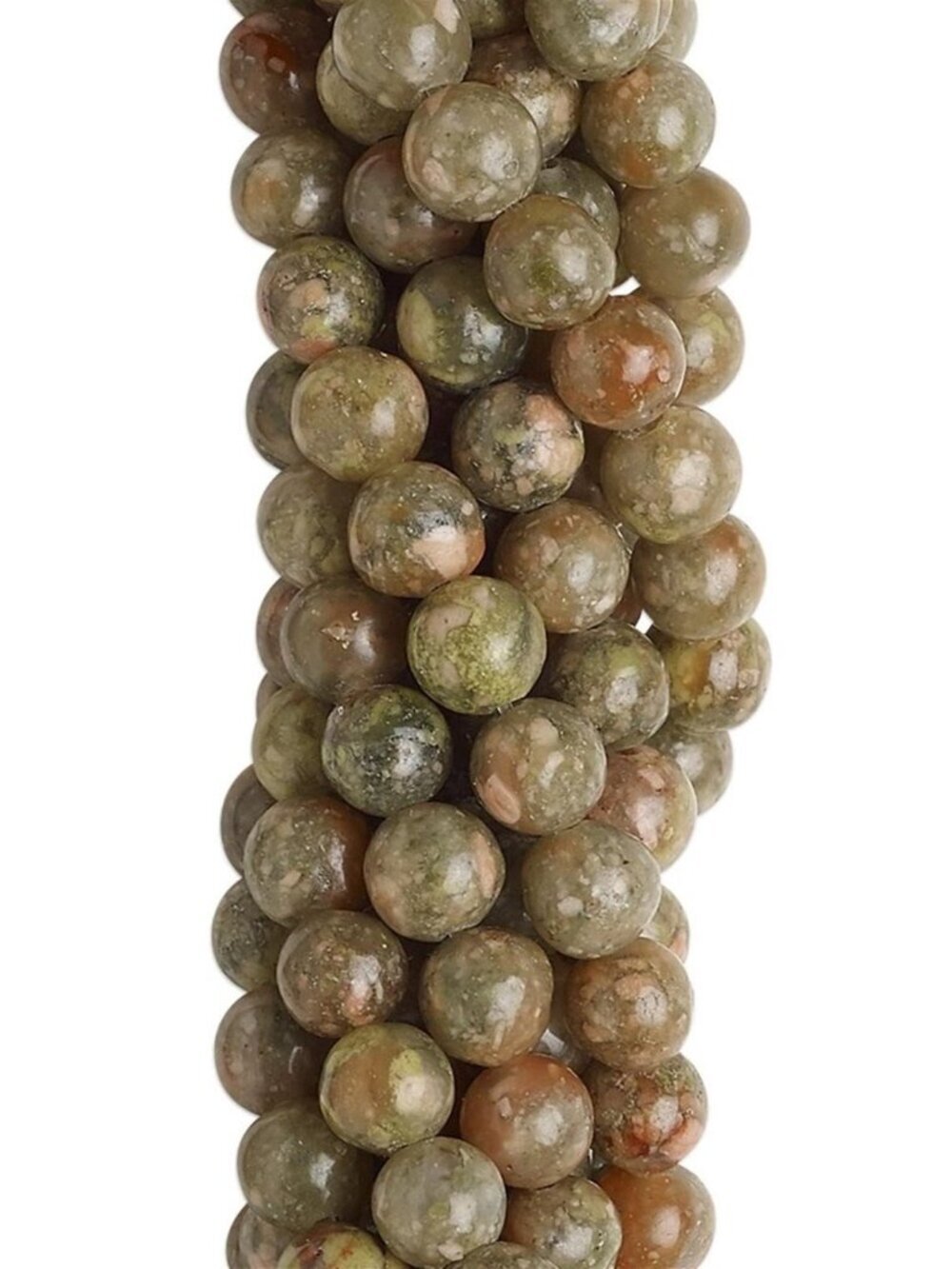 Autumn Jasper Gemstone Beads Round 4mm Bulk Lot 50 pcs